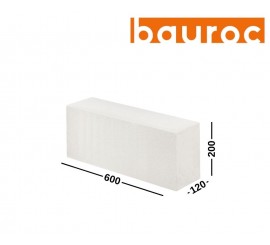 BAUROC ECOLIGHT 120 akyto betono blokeliai pertvaroms 120x200x600