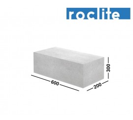 ROCLITE 200x300 akyto betono blokeliai 200x300x600