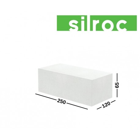 SILROC BRICK SP65 M15 silikatinės plytos 15Mpa 250x120x65