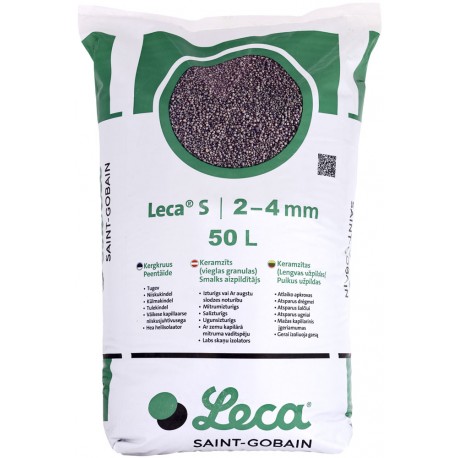 FIBO (LECA) keramzitas 50L (0,05 m3) maišais, frakcija 2-4 mm