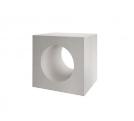 PW1/25-22-24 blokeliai ventiliacijai/ stulpams/ kolonoms, 1 kanalo 240x220x250, anga D160, silikatiniai