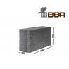 BUVEMA BBR LOCK 150 3 MPa keramzitiniai blokeliai pertvaroms 150x250x480