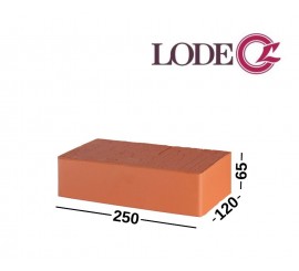 LODE 65 mm pilnavidurės statybinės plytos 120x65x250