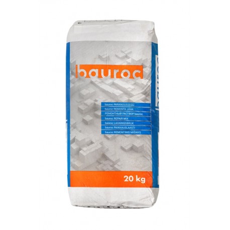 BAUROC/SILROC remontinis mišinys, 20 kg, baltas, kodas 50201