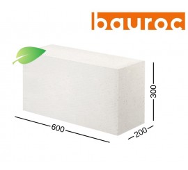 BAUROC GREEN 300 akyto betono blokeliai sienoms 300x200x600