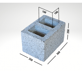 Blokas ventiliacijai/ stulpams/ kolonoms 250x250x360