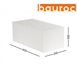 BAUROC GREEN 200 akyto betono blokelis 200x300x600