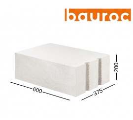 BAUROC ECOTERM+ 375 akyto betono blokeliai 375x200x600