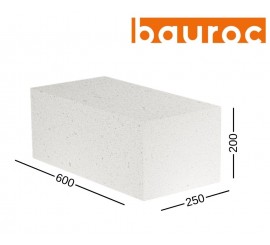 BAUROC ACOUSTIC 250 akyto betono blokelis 250x200x600