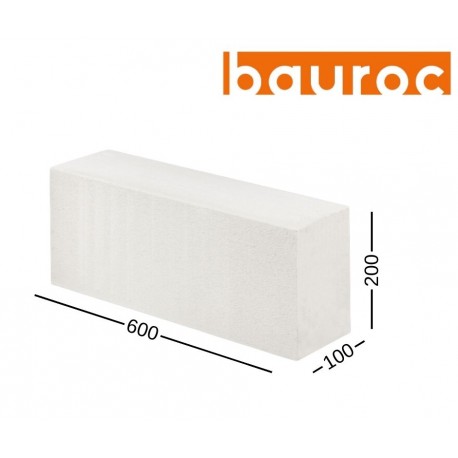 BAUROC ACOUSTIC 250 akyto betono blokelis 250x200x600