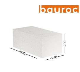 BAUROC ACOUSTIC 250 akyto betono blokelis 250x200x600