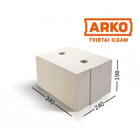 ARKO M18 silikatinis blokas  180x198x340