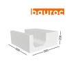 BAUROC U formos akyto betono blokas 250x200x500