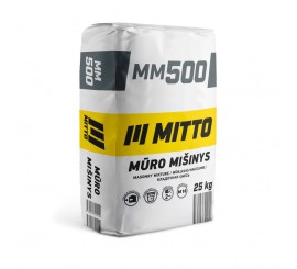 MITTO mūro mišinys MM500,10MPa, 25 kg