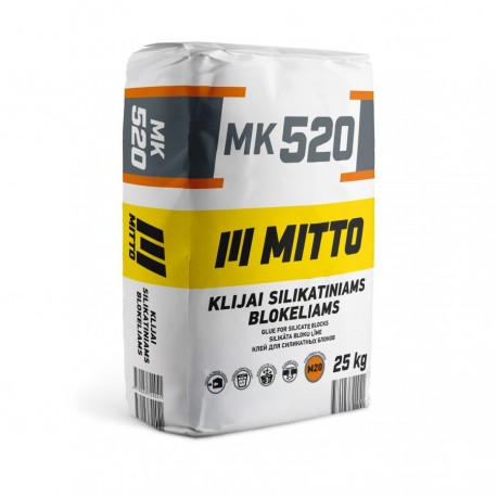 MITTO mūro mišinys MM500,10MPa, 25 kg