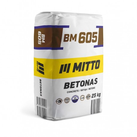 MITTO betonas BM605, 25 kg