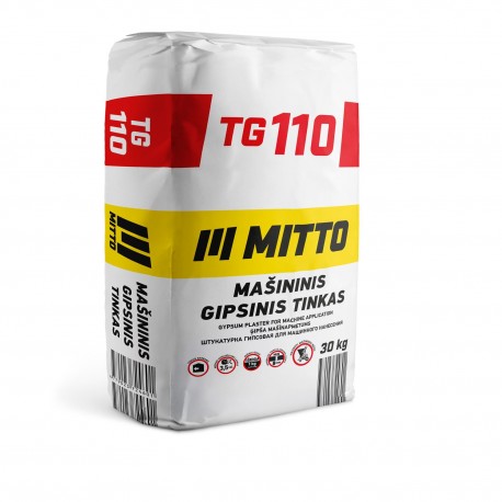 Tinkas MITTO gipsinis TG110, mašininis, 30 kg