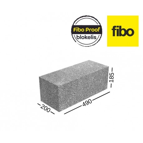 FIBO PROOF 200 blokeliai 3MPa 200x185x490