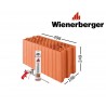 WIENERBERGER DRYFIX 188 keraminiai blokeliai 188x249x498