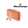 WIENERBERGER DRYFIX 115 keraminiai blokeliai 115x249x498