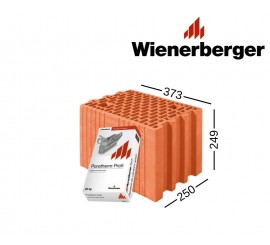 WIENERBERGER PROFI 250 keraminis blokas 250x249x373