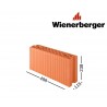 WIENERBERGER P+W 115 keraminis blokas 115x238x498