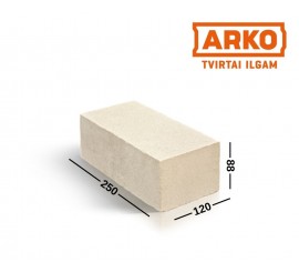 ARKO plytos M10, statybinės silikatinės plytos 10 MPa 250x120x88 mm