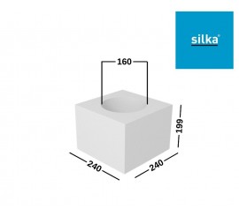 SILKA EW 240 ventiliaciniai silikatiniai blokeliai 240x199x240