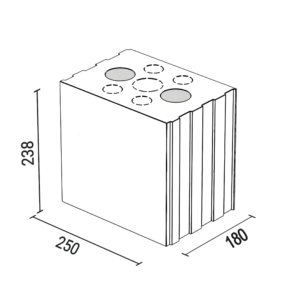 SILROC M18/10 silikatinis blokelis schema